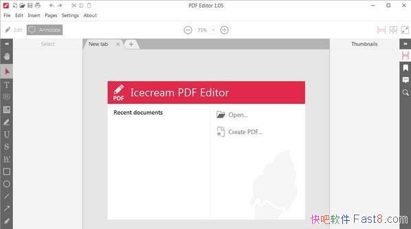 Icecream PDF Editor 2.61 中文绿色版/可以支持修改内容